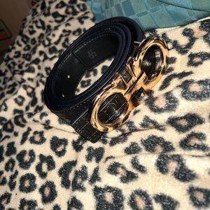 This is a ferragamo belt worn 3 times